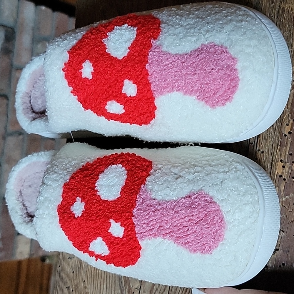 🔥LAST PAIR🔥 MUSHROOM SLIPPERS